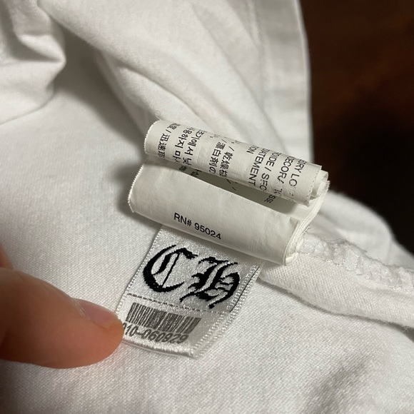 White Graphic Cross Men's Shirt - Picture 12 of 12